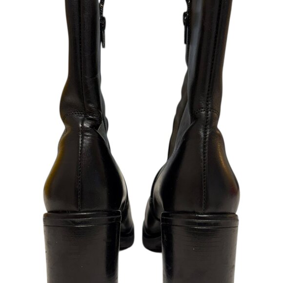 Vintage Cougar Sport Black Ankle Boots (8) - Picture 4 of 5
